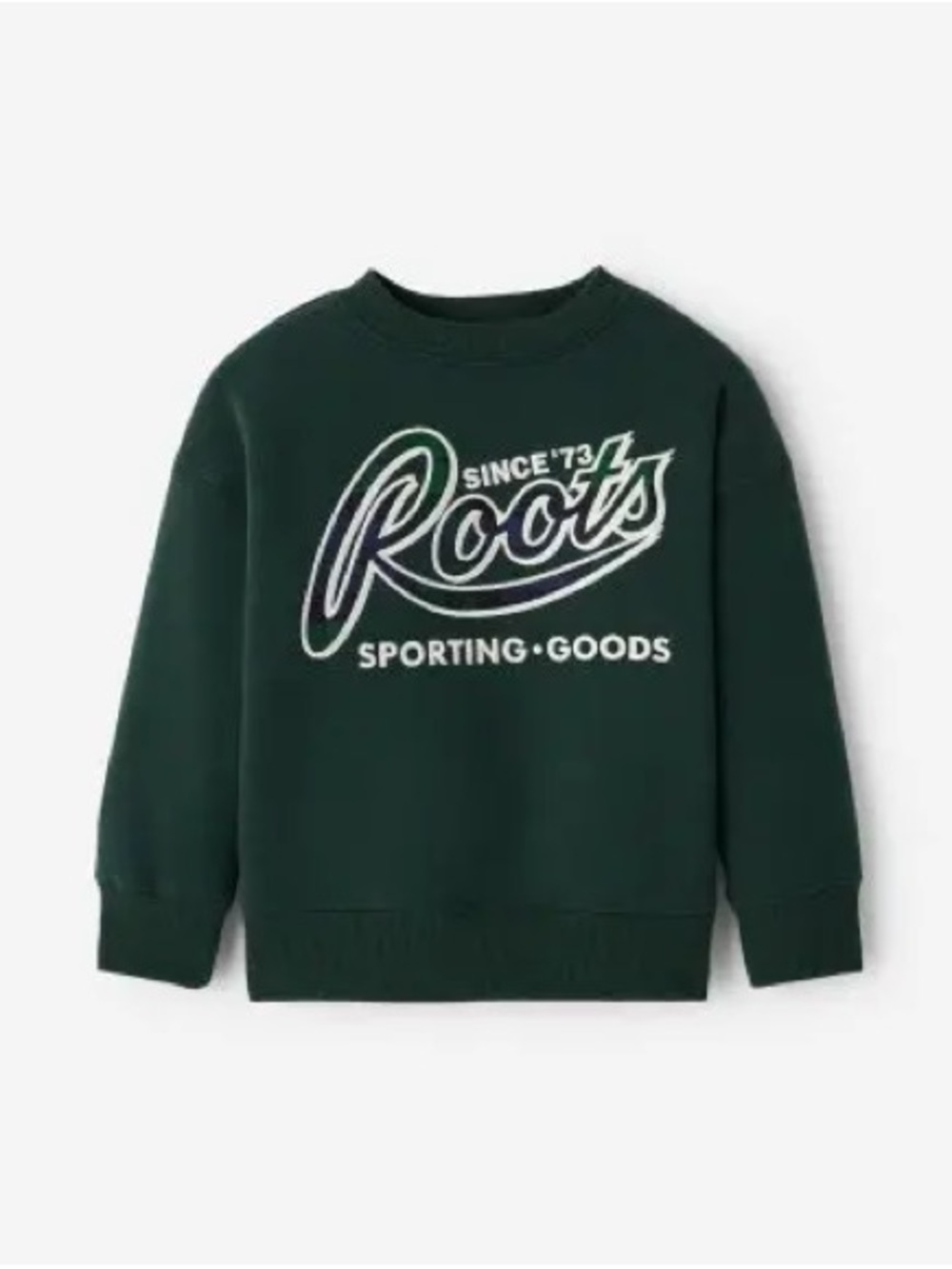 Roots Baby Toddler Forest Green Crewneck Sweatshirt Size 18-24 Months
